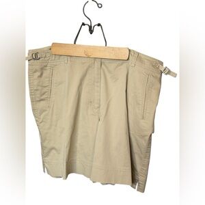 Tommy Bahama Stretch Khaki Shorts Size 16 Women’s Cotton Lycra Adjustable Waist